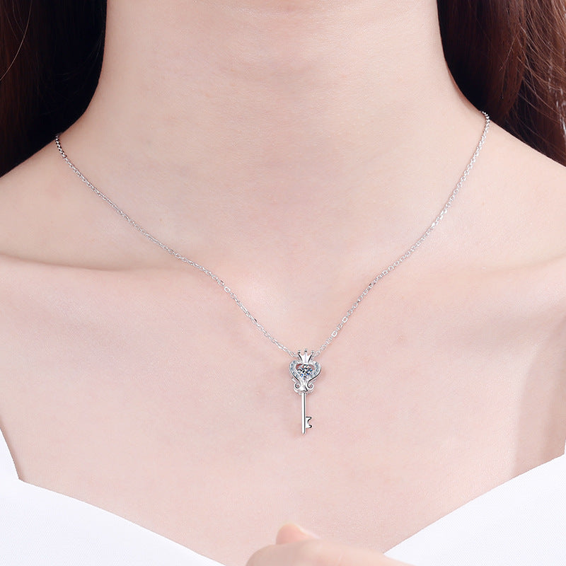 Wholesale S925 Sterling Silver Necklace Clavicle Chain