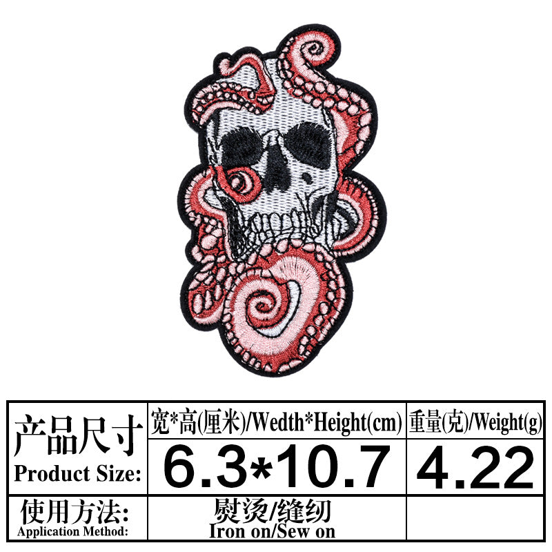 Wholesale Trendy Medusa Greek Mythology Embroidered Patches Set Of 10 For Clothing DIY Craft Supply