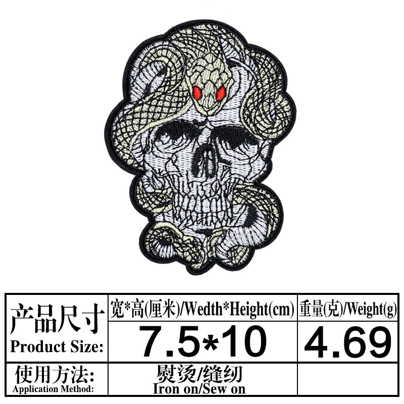 Wholesale Trendy Medusa Greek Mythology Embroidered Patches Set Of 10 For Clothing DIY Craft Supply