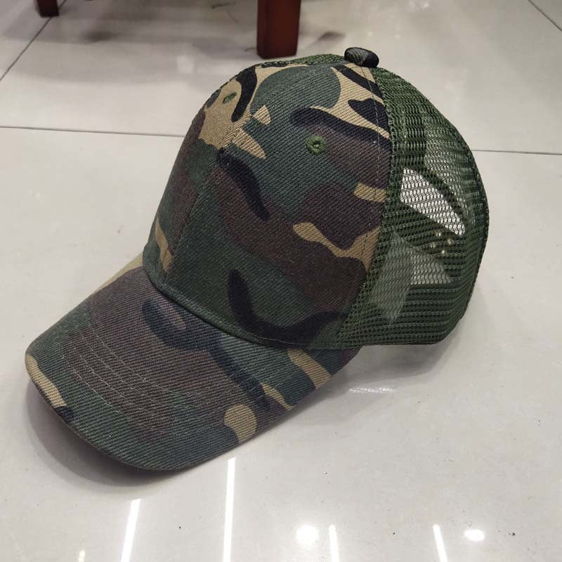 Wholesale Adult Children's Camouflage Mesh Caps Baseball Caps