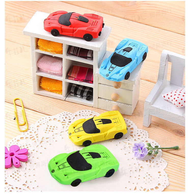Wholesale of Cute Cartoon Car Erasers