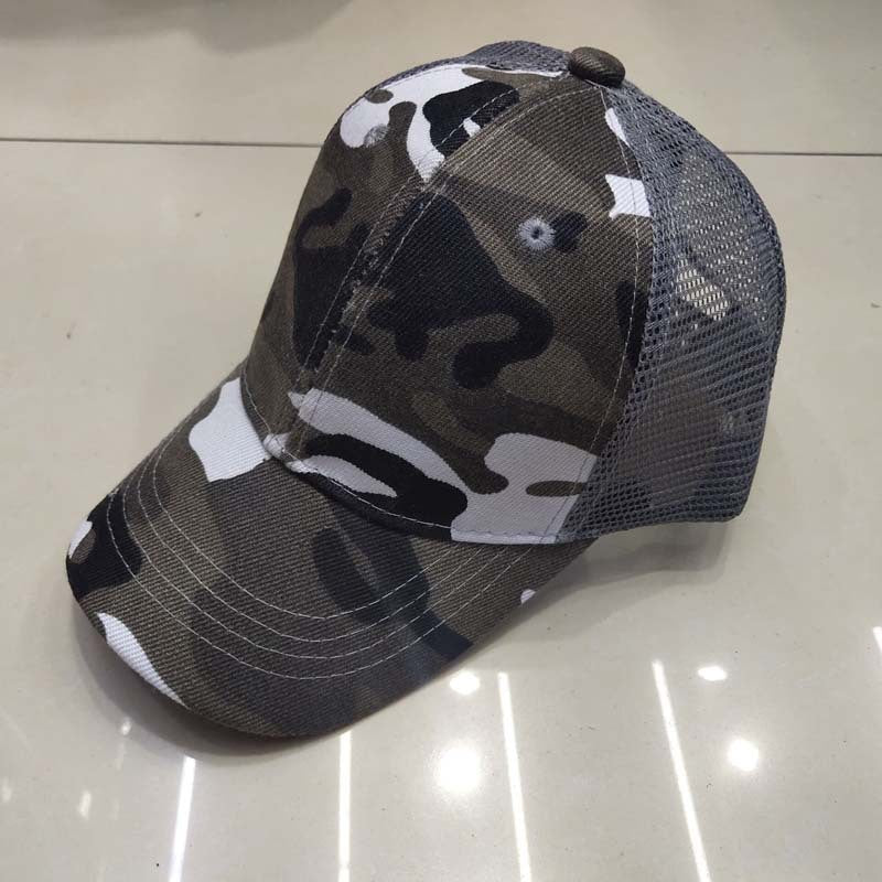 Wholesale Adult Children's Camouflage Mesh Caps Baseball Caps