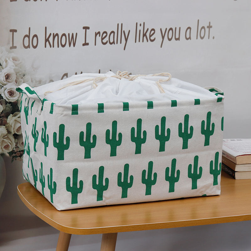 Wholesale Bundled Canvas Toy Storage Baskets