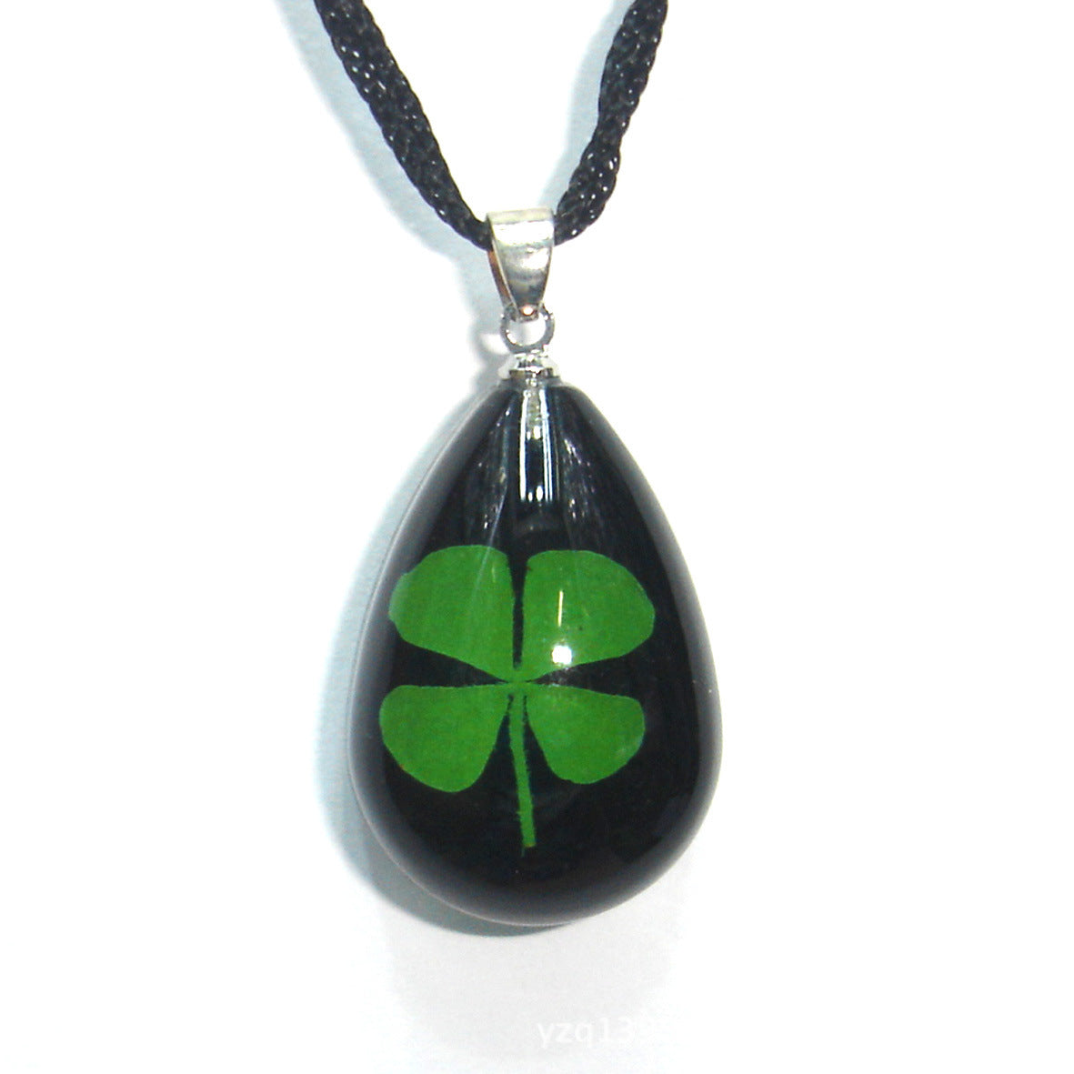 Wholesale 6pcs Water Drop Lucky Four Leaf Clover