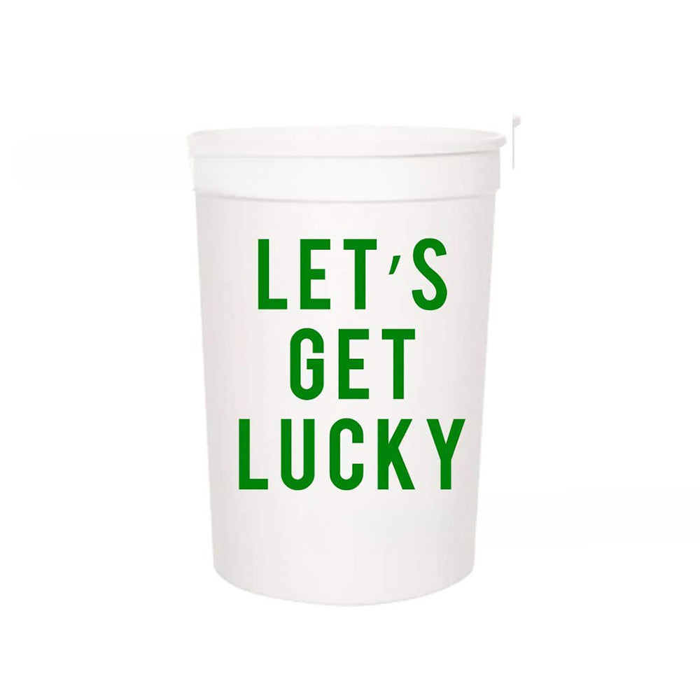 Wholesale 500pcs St. Patrick's Day Party Disposable Plastic Cups