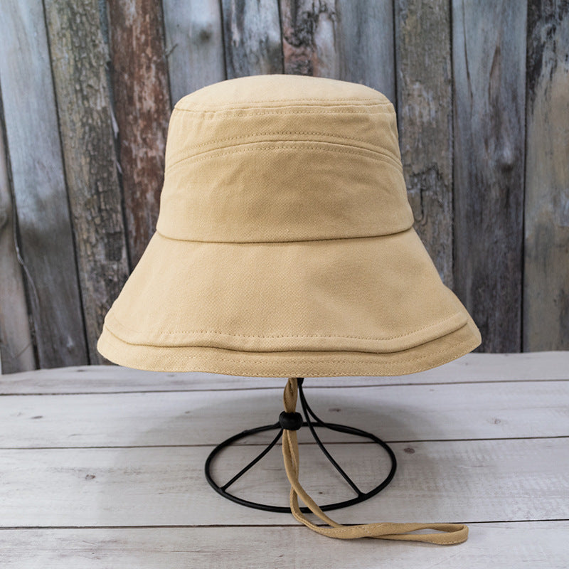 Wholesale Sun protection UV visor large brim bucket hat