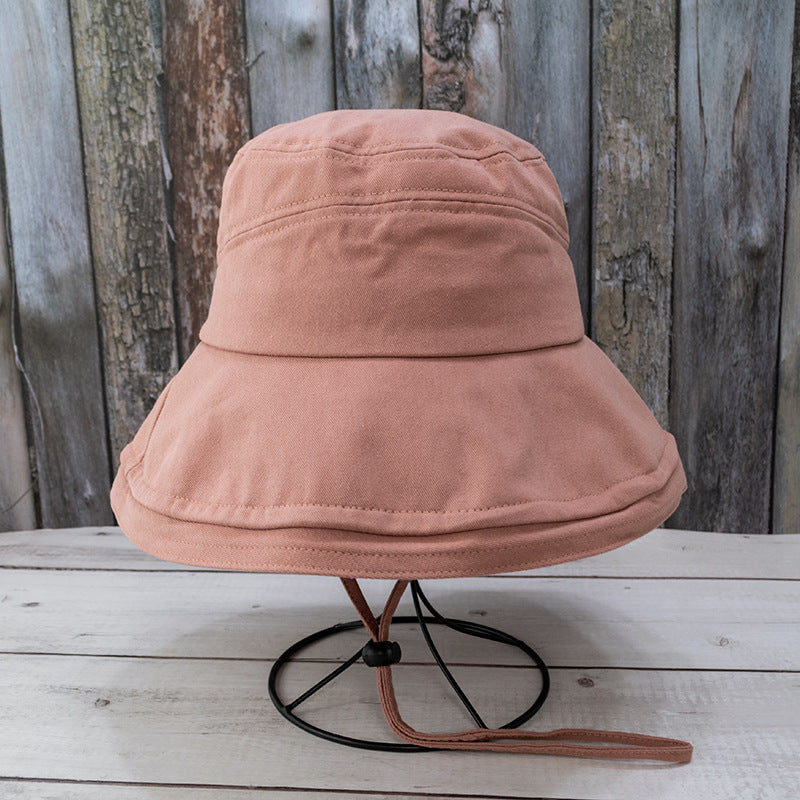 Wholesale Sun protection UV visor large brim bucket hat