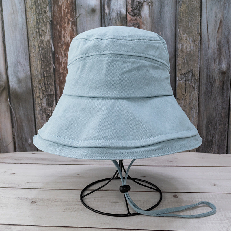 Wholesale Sun protection UV visor large brim bucket hat