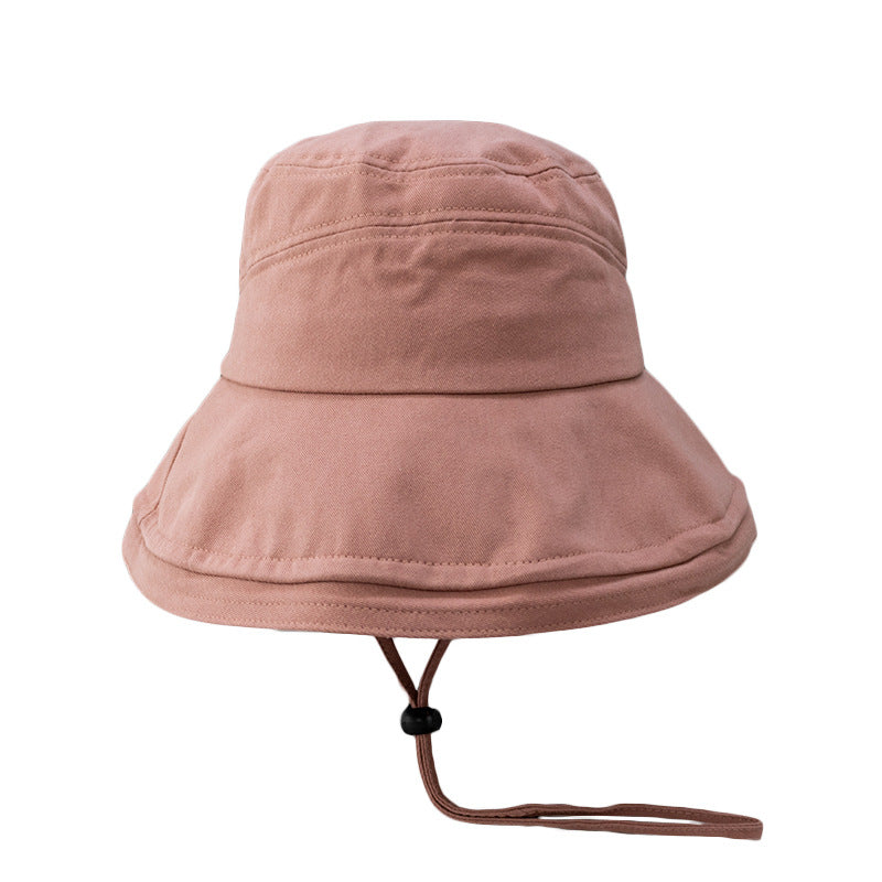 Wholesale Sun protection UV visor large brim bucket hat