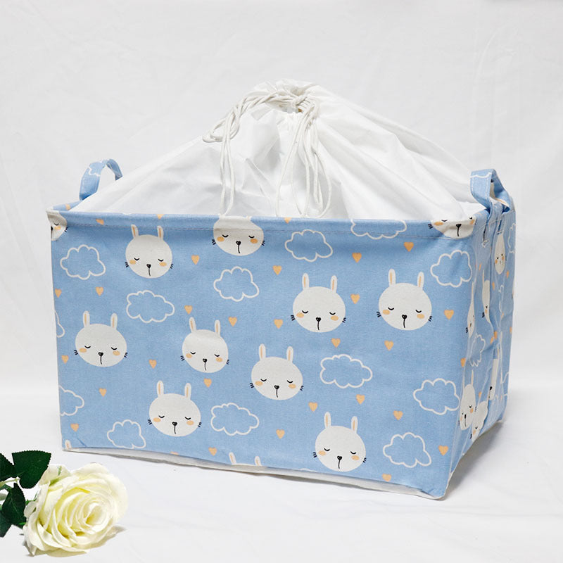 Wholesale Bundled Canvas Toy Storage Baskets