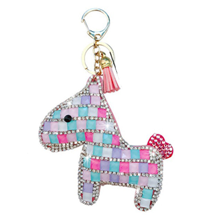 Wholesale Czech Diamond Pony Keychain