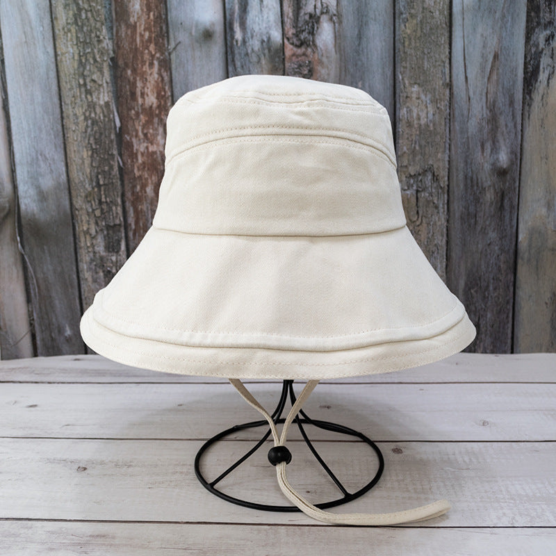 Wholesale Sun protection UV visor large brim bucket hat