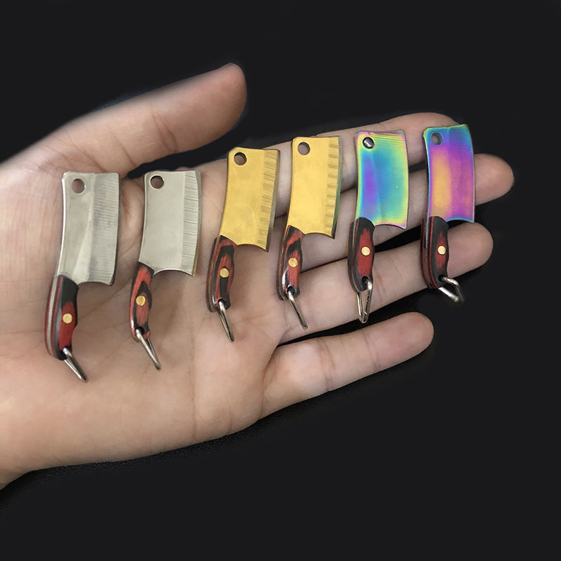 Wholesale Mini Kitchen Knife Blade Handmade Keychain