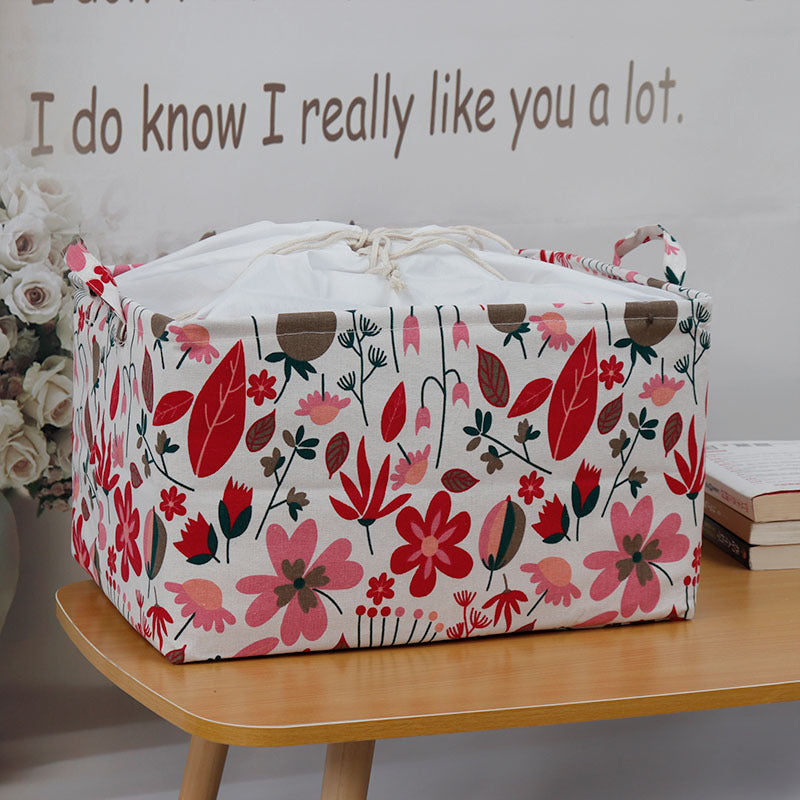 Wholesale Bundled Canvas Toy Storage Baskets