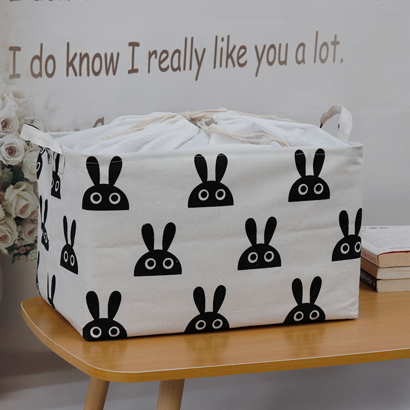 Wholesale Bundled Canvas Toy Storage Baskets