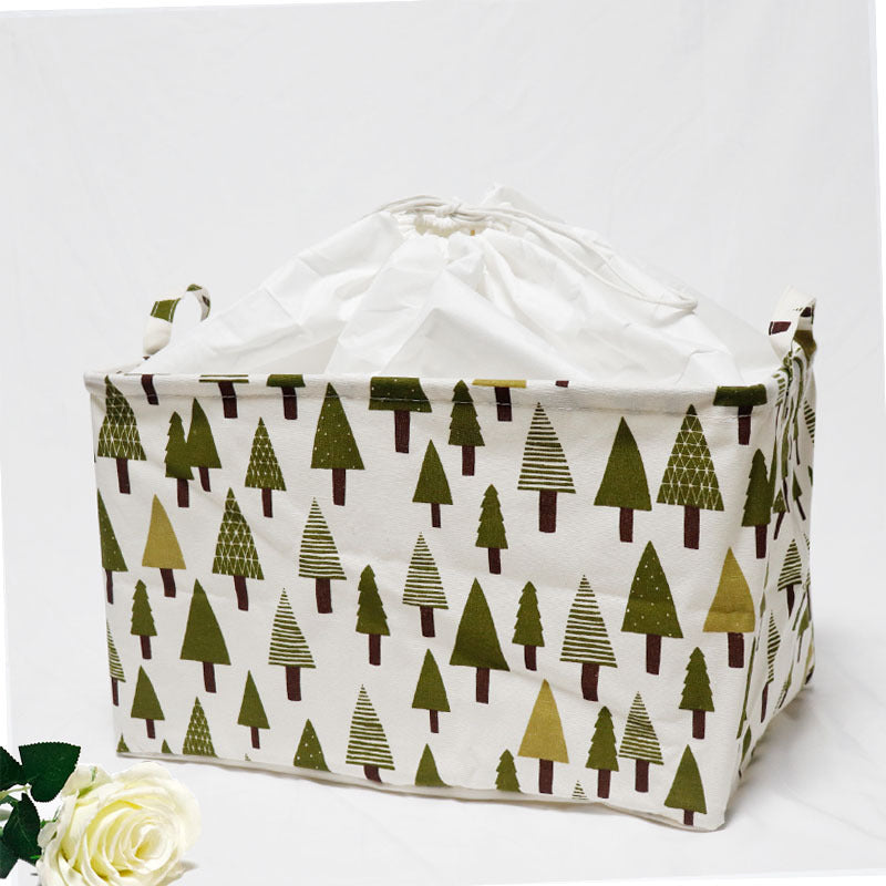 Wholesale Bundled Canvas Toy Storage Baskets