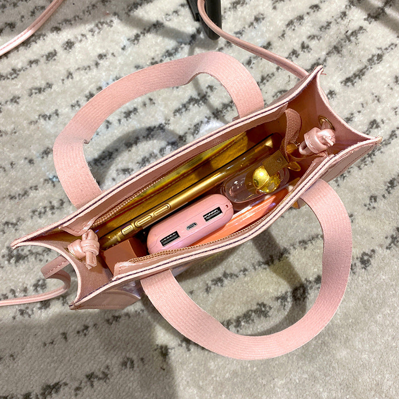 Wholesale Laser Jelly Color PU One Shoulder Crossbody Bag