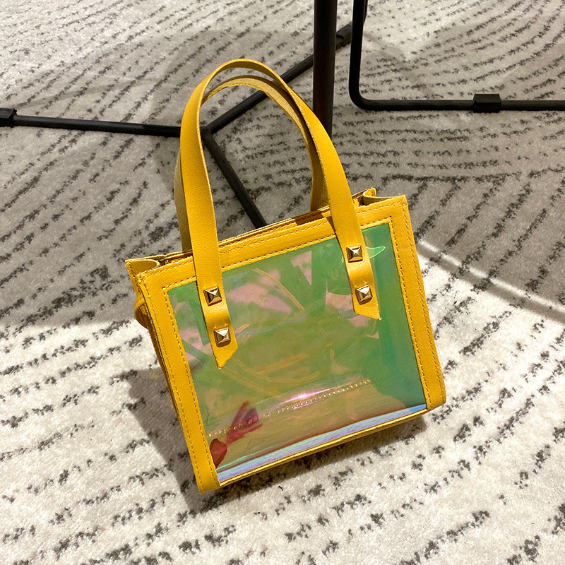 Wholesale Laser Jelly Color PU One Shoulder Crossbody Bag