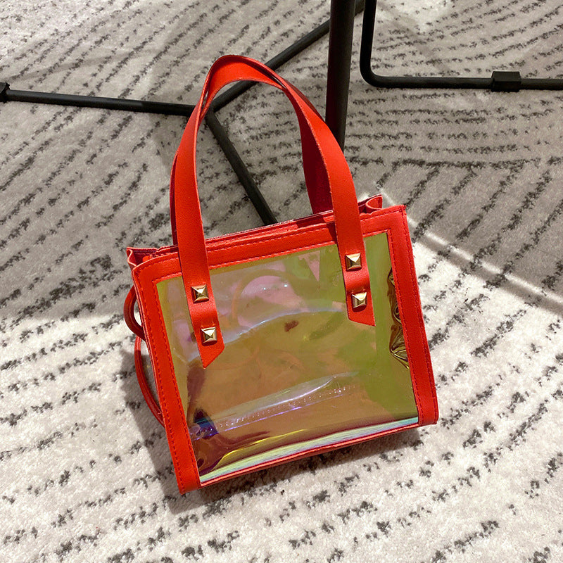 Wholesale Laser Jelly Color PU One Shoulder Crossbody Bag