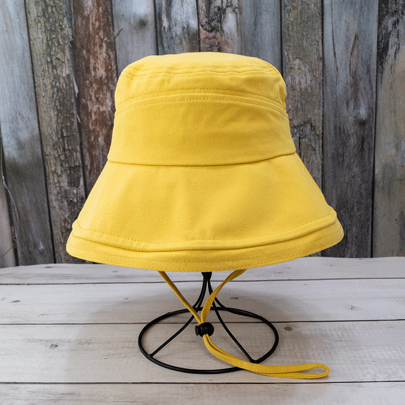 Wholesale Sun protection UV visor large brim bucket hat