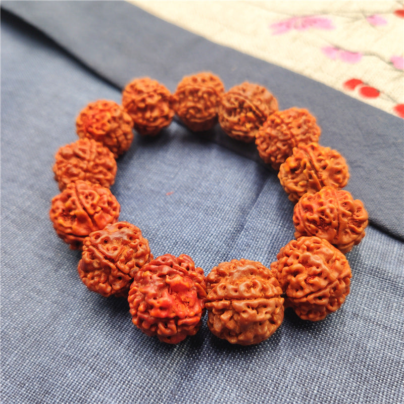 Wholesale Rudraksha Bodhi Five Petals Bracelet