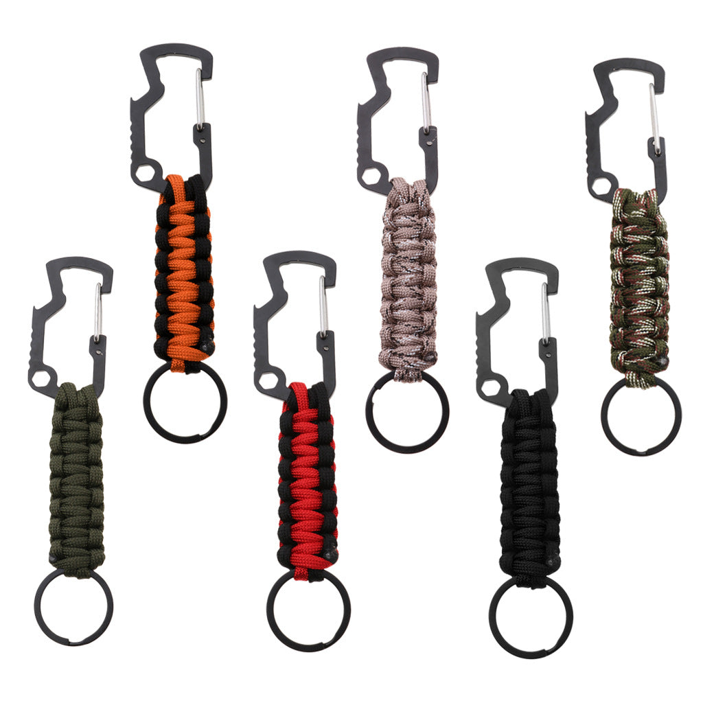 Wholesale Weaving of Outdoor Mountain Climbing Buckles and Keychains