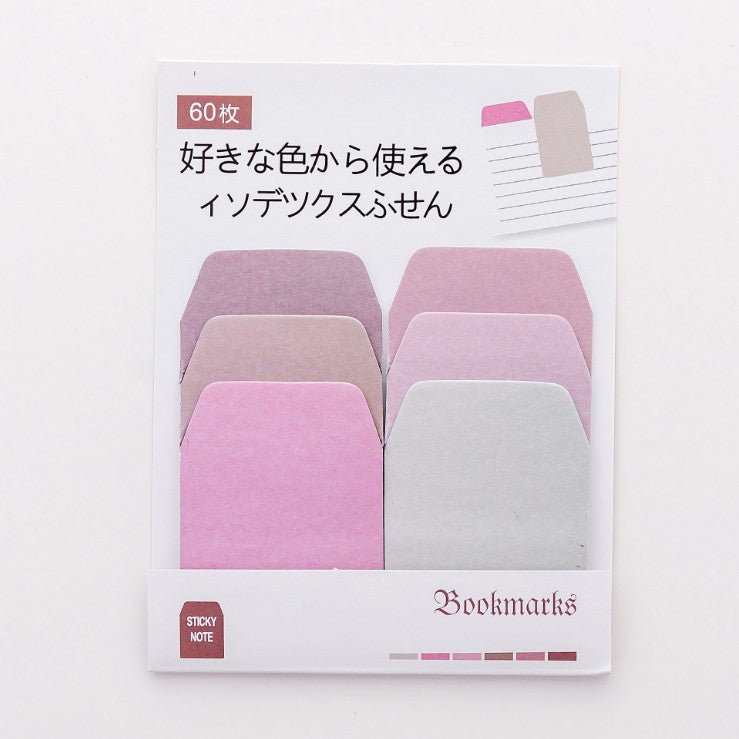 Wholesale Fresh gradient color multi-color index Post-It note index note bookkeeping tool message note n times Post 60