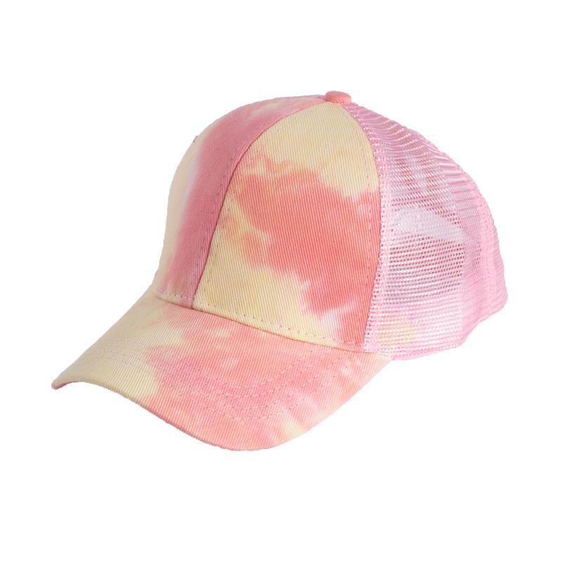 Wholesale Tie Dyed Ponytail Cotton Baseball