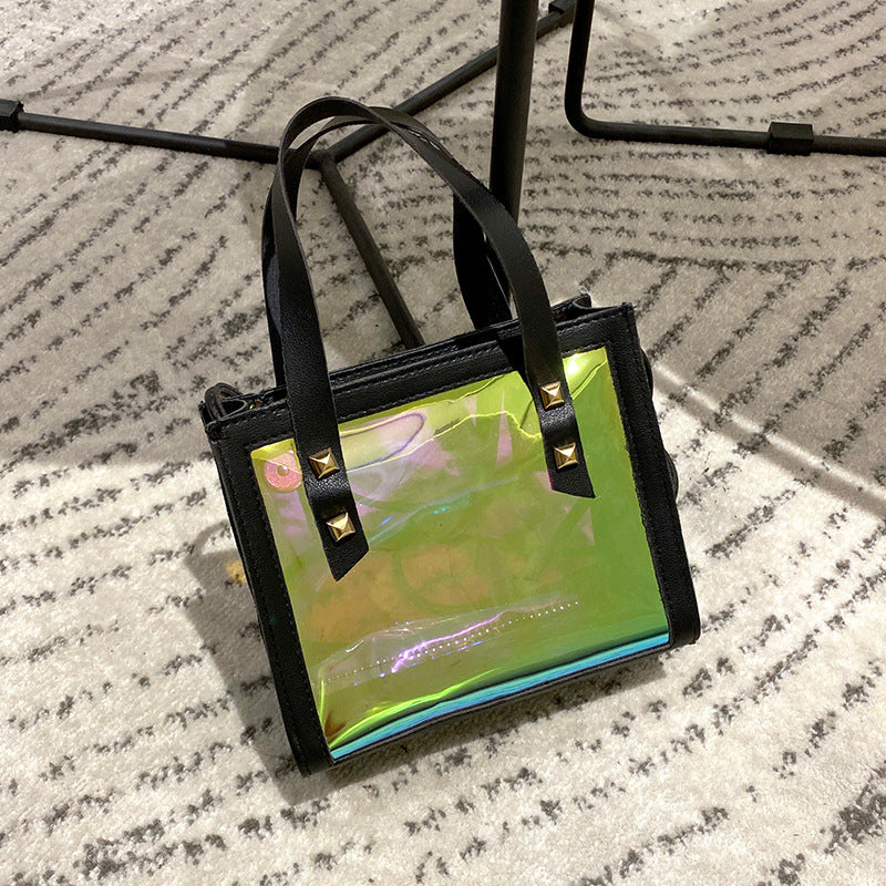 Wholesale Laser Jelly Color PU One Shoulder Crossbody Bag