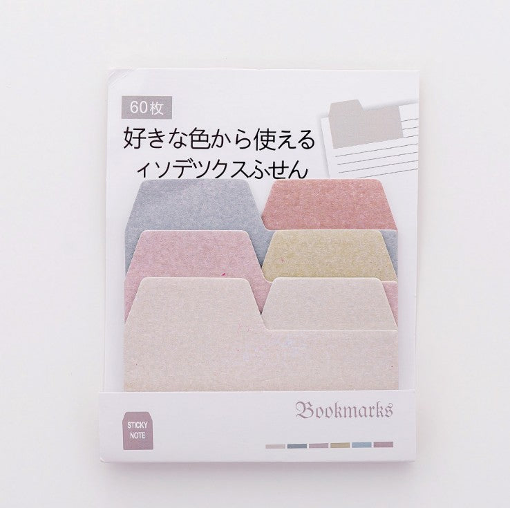 Wholesale Fresh gradient color multi-color index Post-It note index note bookkeeping tool message note n times Post 60