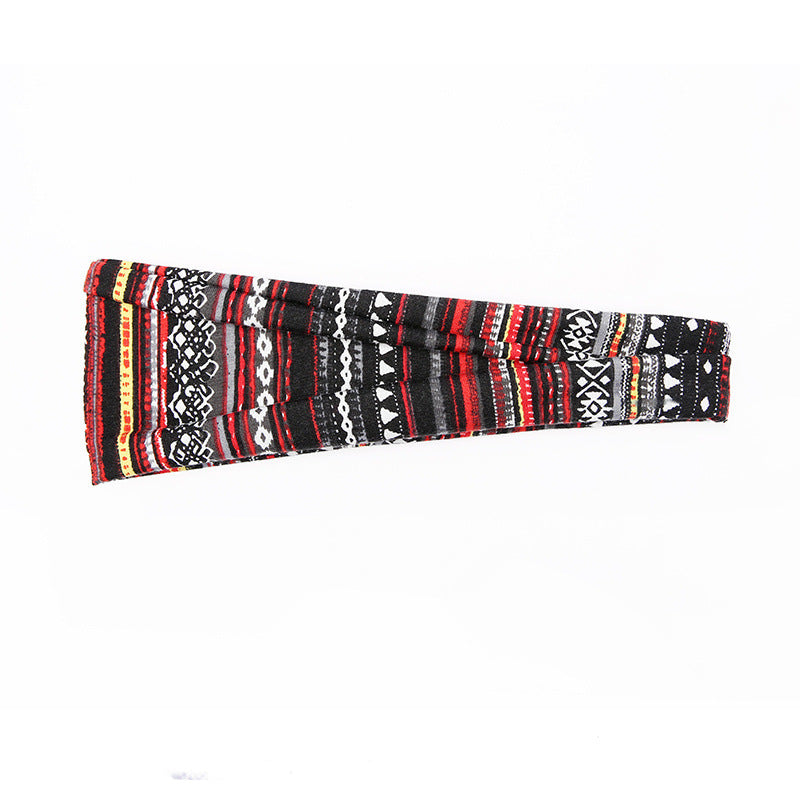 Wholesale Yoga Printed Bohemian Stretch Headband