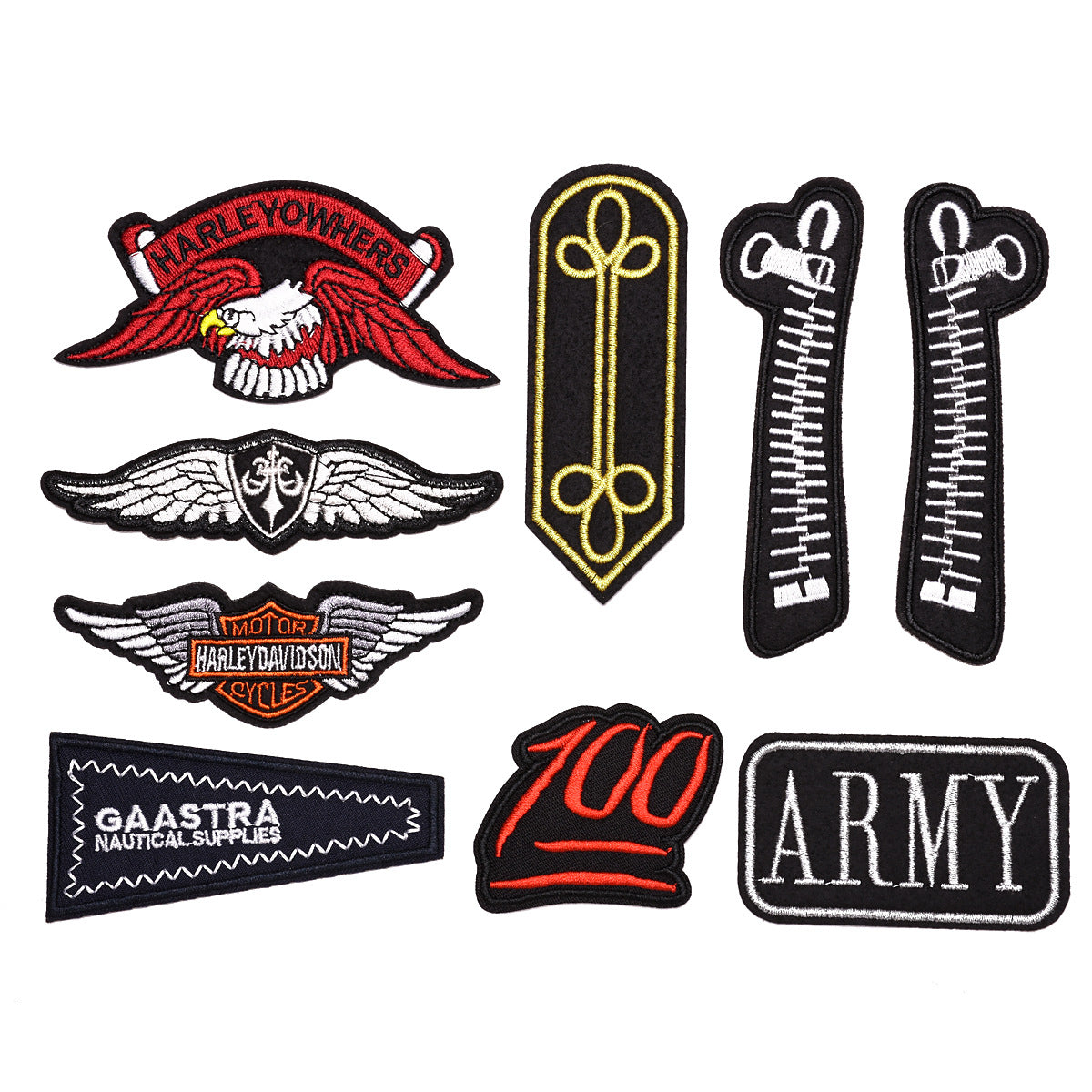 Wholesale fashion cloth stickers embroidery clothing DIY Patches