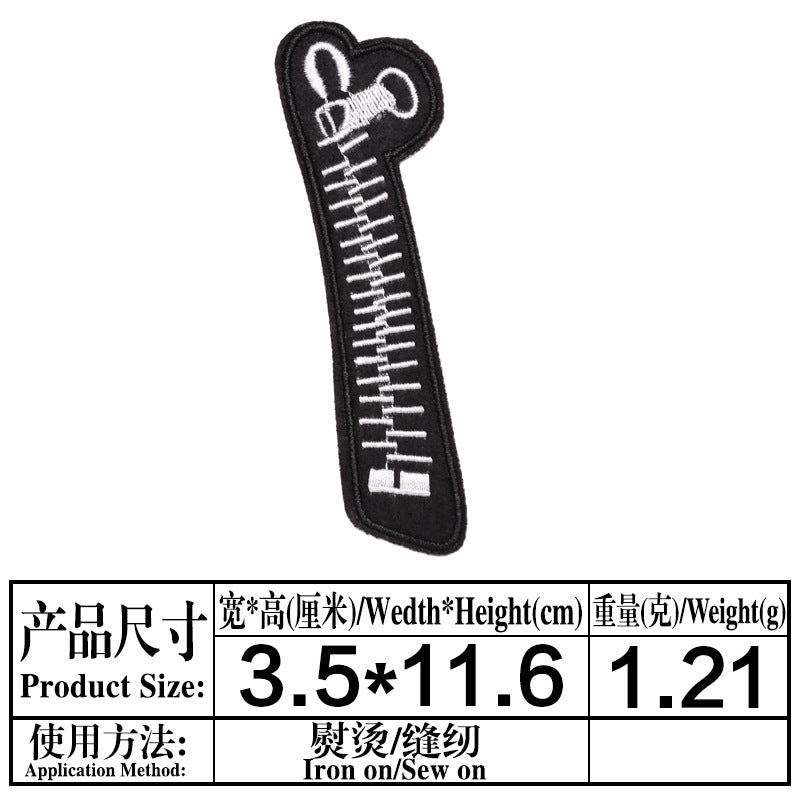 Wholesale fashion cloth stickers embroidery clothing DIY Patches