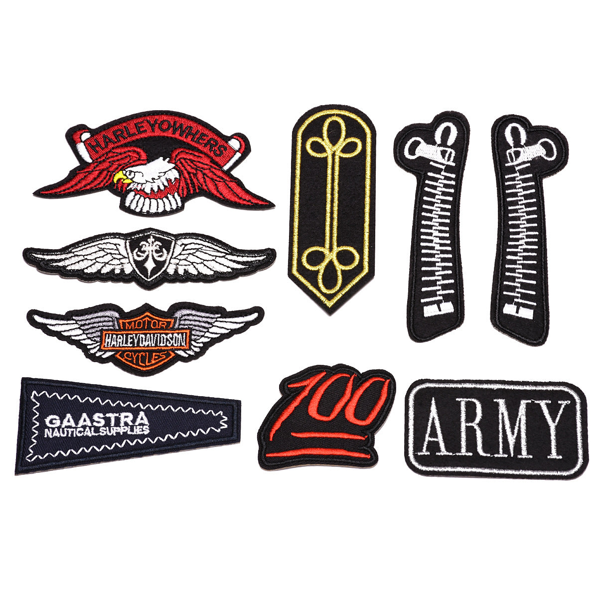 Wholesale fashion cloth stickers embroidery clothing DIY Patches
