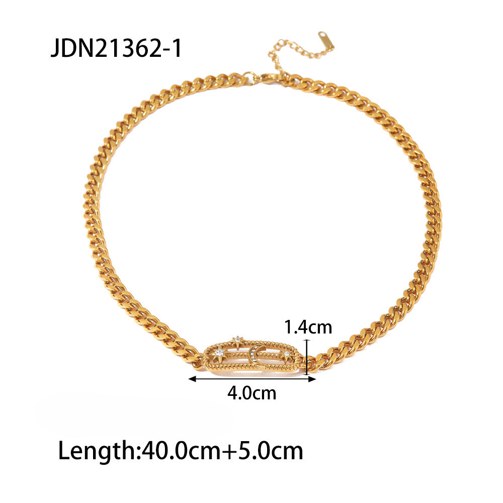 Wholesale Stainless Steel Thick Chain Heart Bracelet