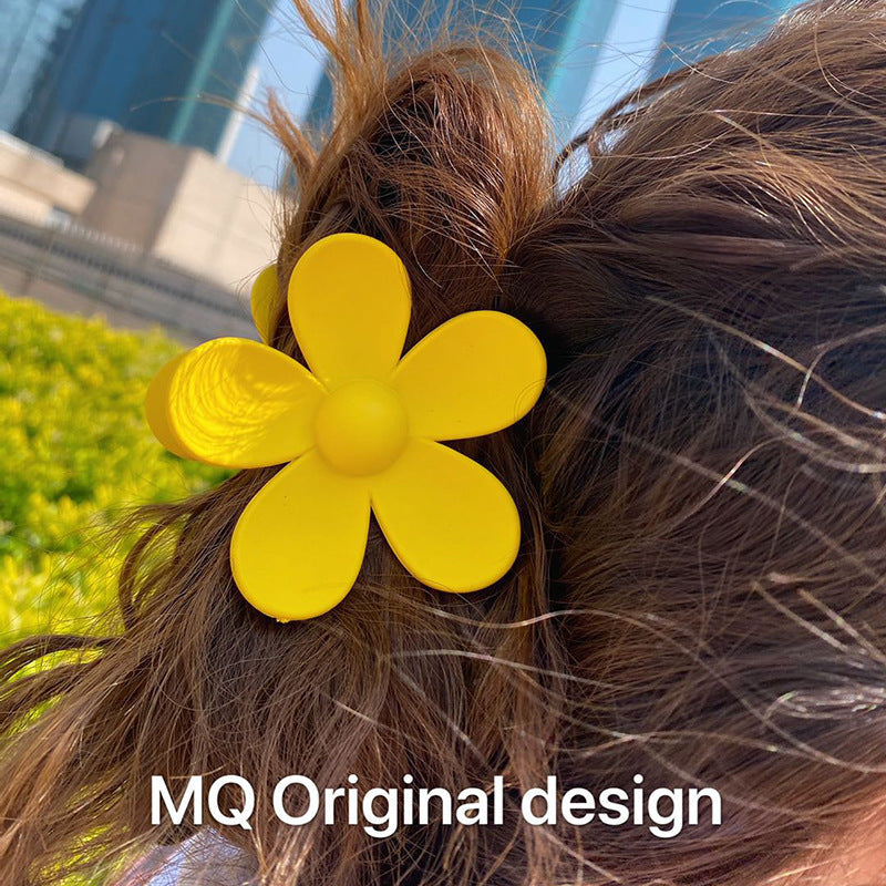 Wholesale Plastic Big Flower Hair Clip
