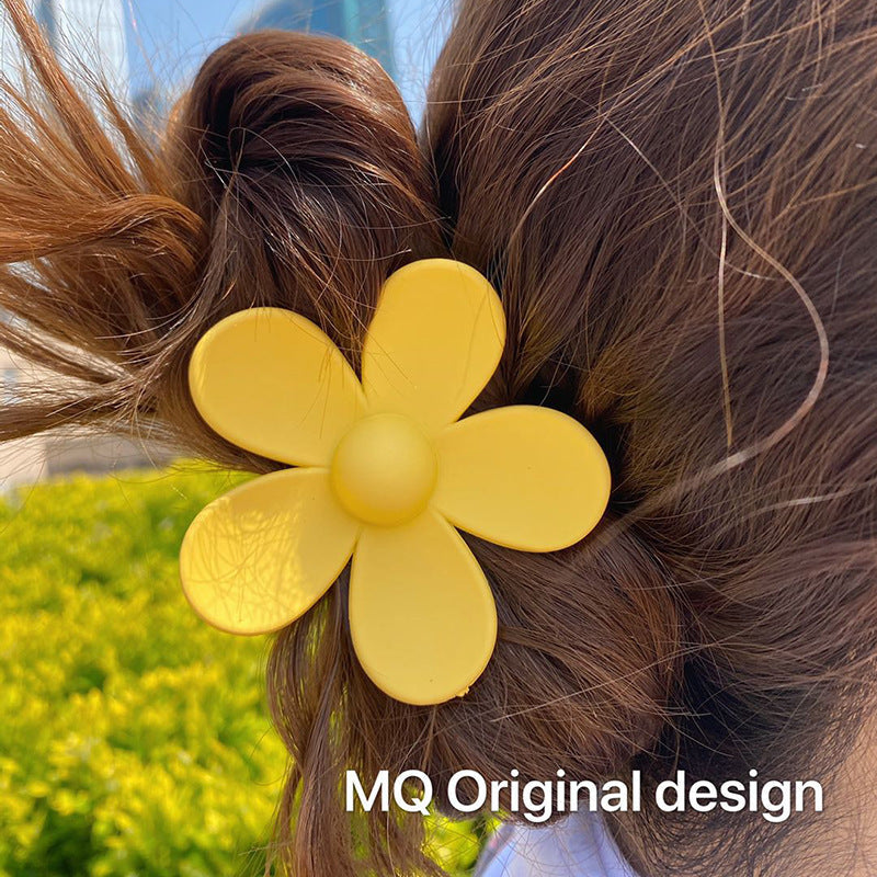 Wholesale Plastic Big Flower Hair Clip