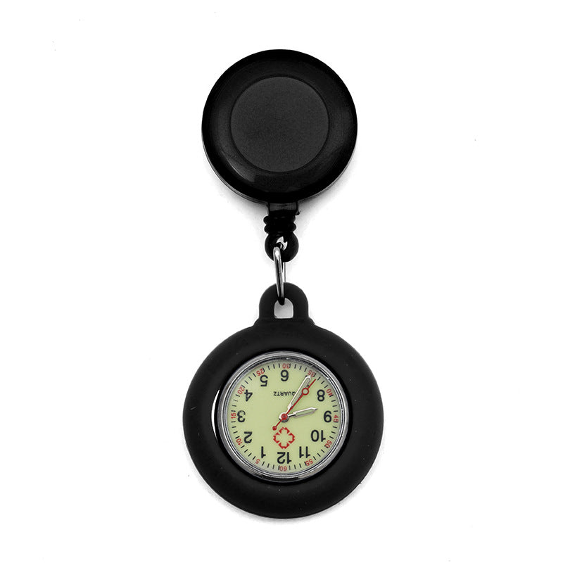 Wholesale Luminous Retractable Plastic Nurse Pocket Watch