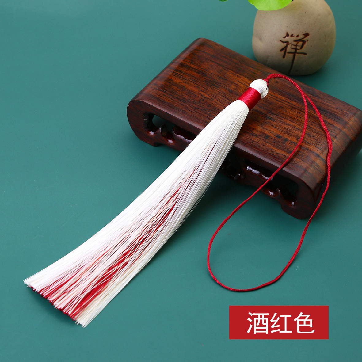 Wholesale Sandwich Two-color Tassel Pendant