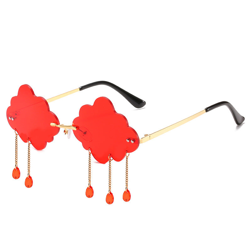 Wholesale Rain Clouds Fashion Exaggerated Glasses