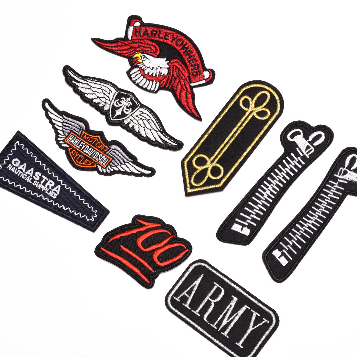 Wholesale fashion cloth stickers embroidery clothing DIY Patches