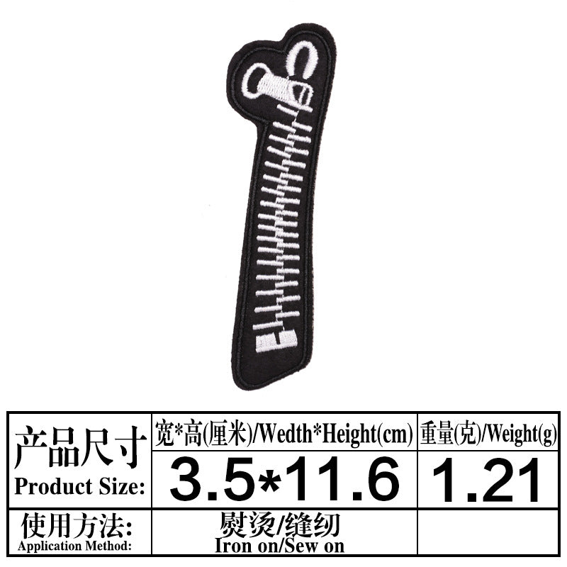 Wholesale fashion cloth stickers embroidery clothing DIY Patches