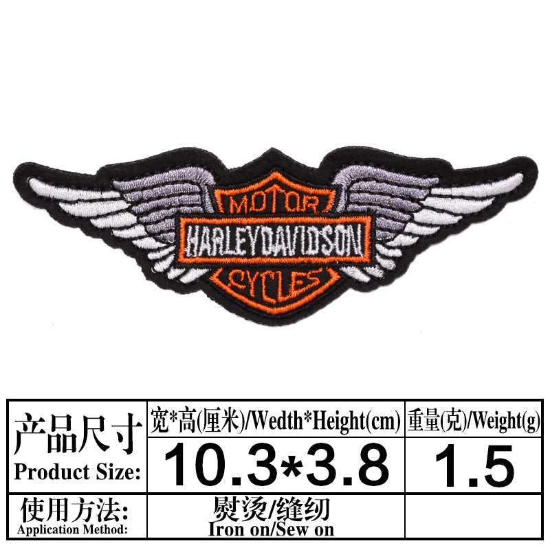 Wholesale fashion cloth stickers embroidery clothing DIY Patches