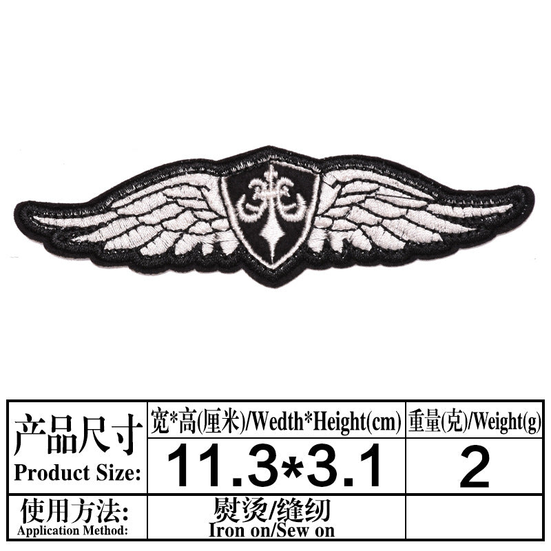 Wholesale fashion cloth stickers embroidery clothing DIY Patches