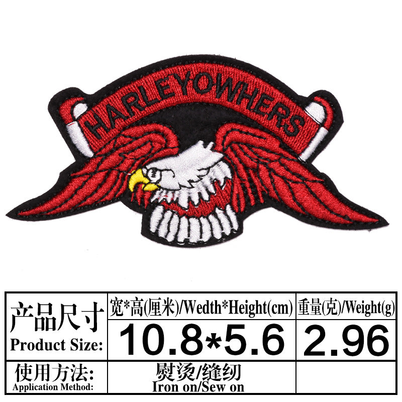 Wholesale fashion cloth stickers embroidery clothing DIY Patches