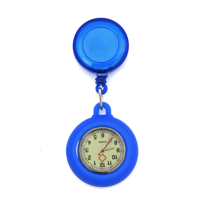 Wholesale Luminous Retractable Plastic Nurse Pocket Watch