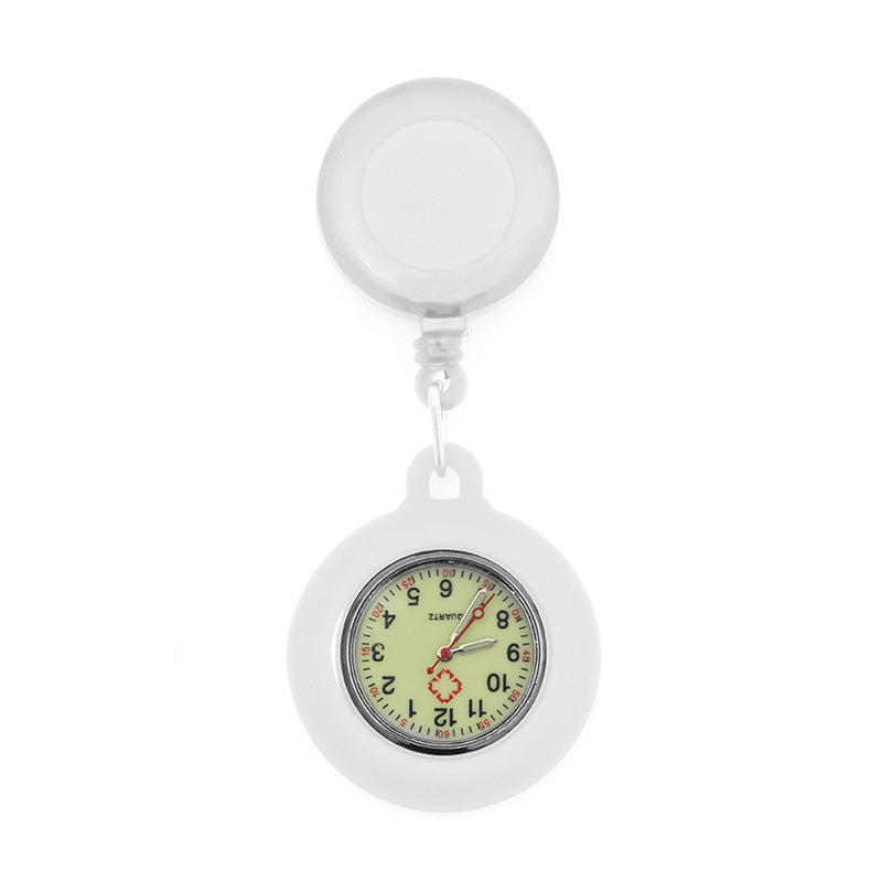 Wholesale Luminous Retractable Plastic Nurse Pocket Watch