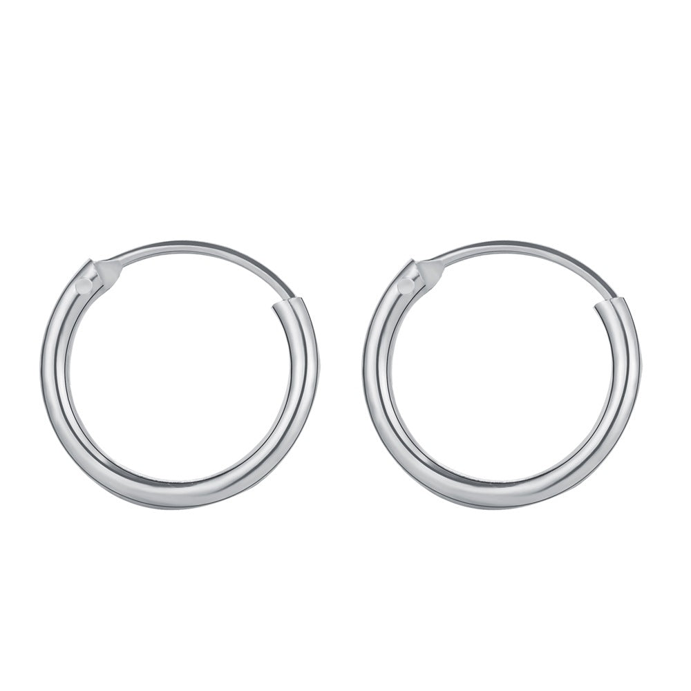 Wholesale Fashion Simple Round Circle Metal Creative Personality Hip Hop Earrings