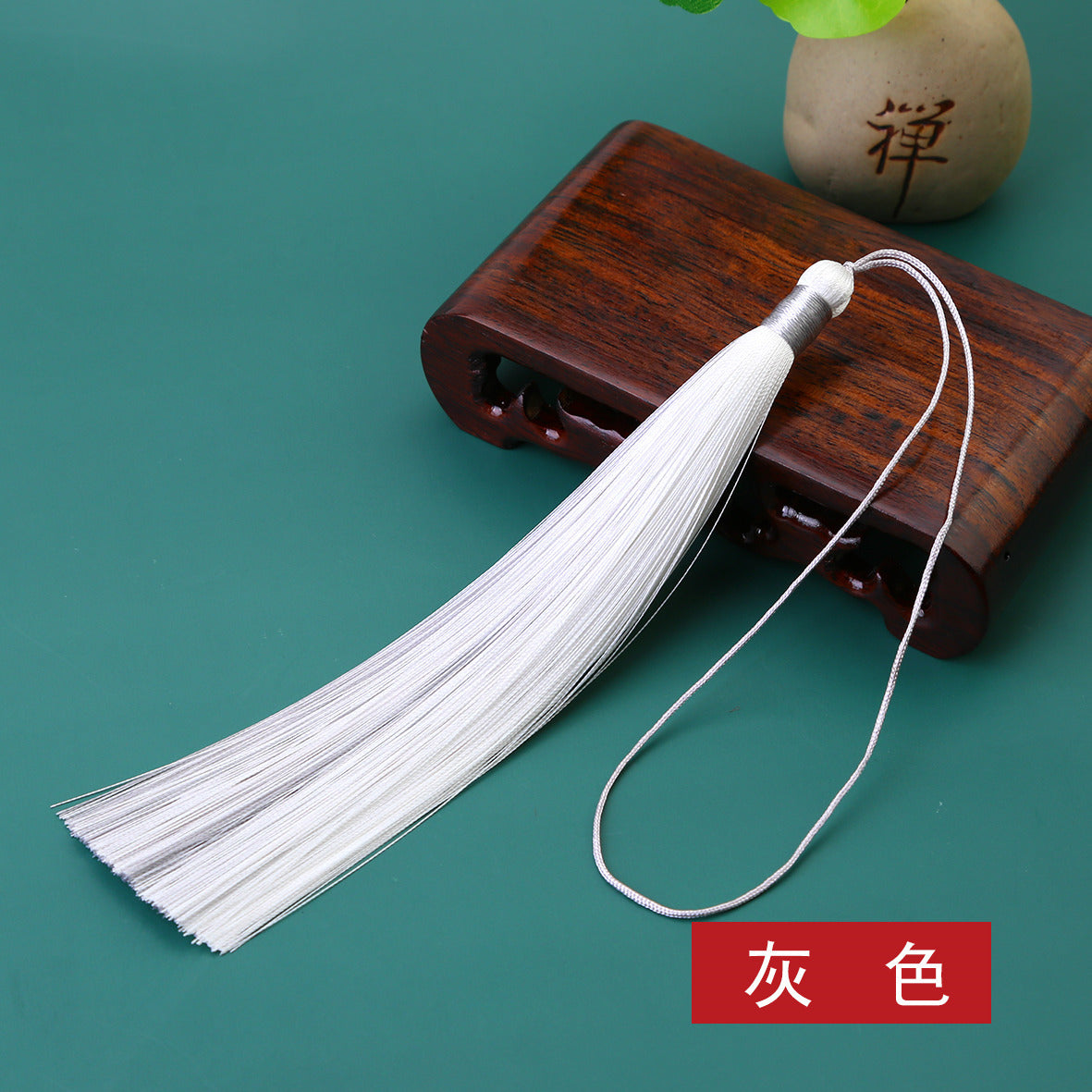 Wholesale Sandwich Two-color Tassel Pendant