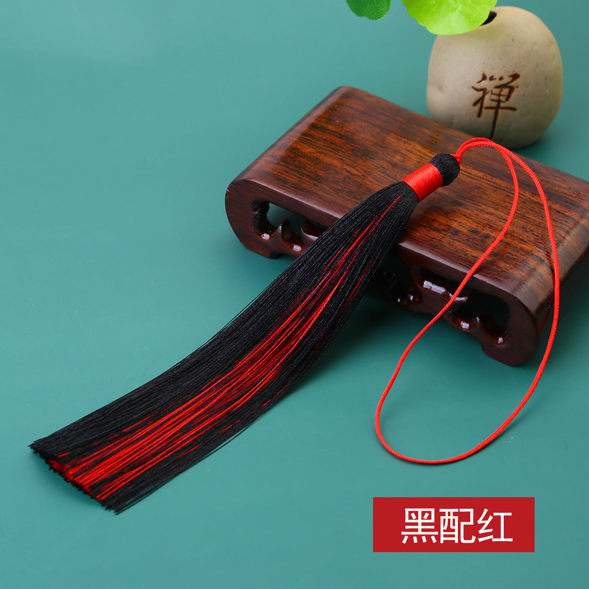 Wholesale Sandwich Two-color Tassel Pendant